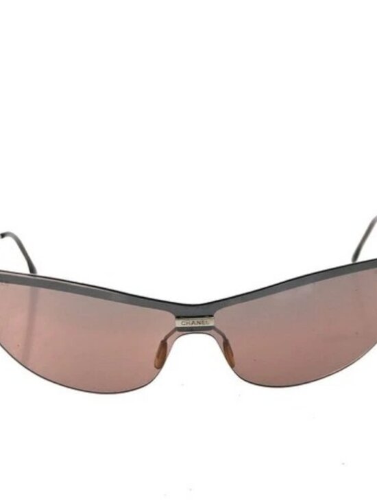 CHANEL CC Logo Sunglasses Eye Wear Plastic Metal Brown Silver 4041 33RP141 main image 13